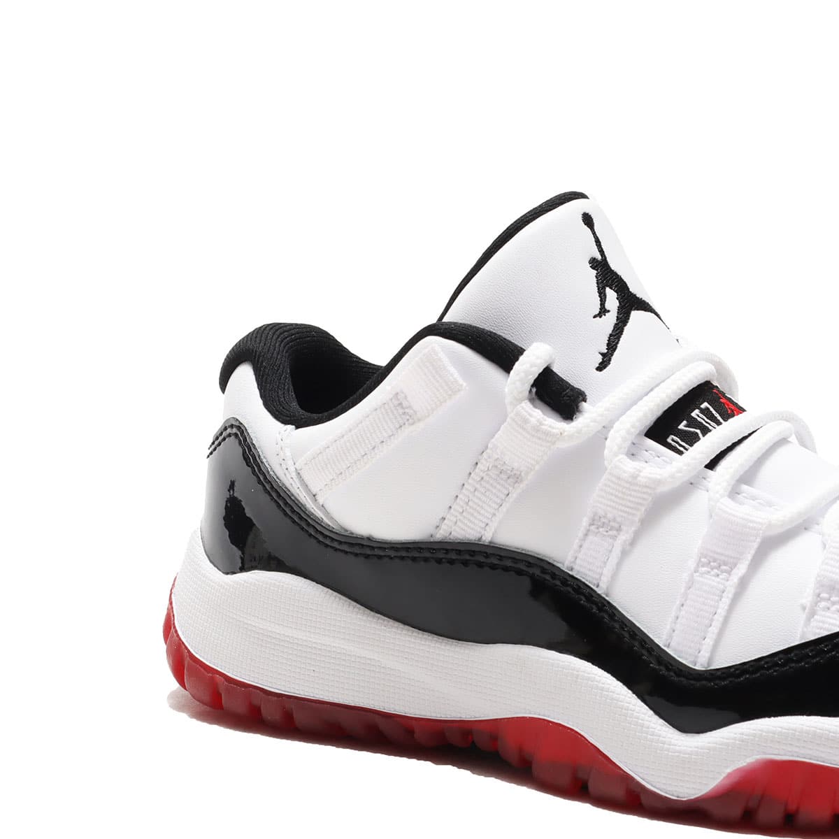 JORDAN BRAND JORDAN 11 RETRO LOW (PS) WHITE/UNIVERSITY RED-BLACK