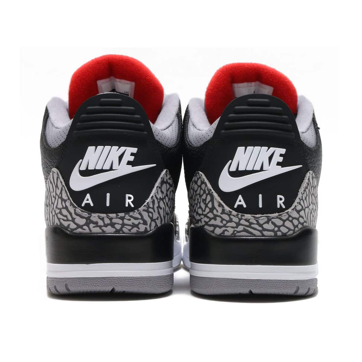 JORDAN BRAND AIR JORDAN 3 RETRO OG BLACK/FIRE RED-CEMENT GREY
