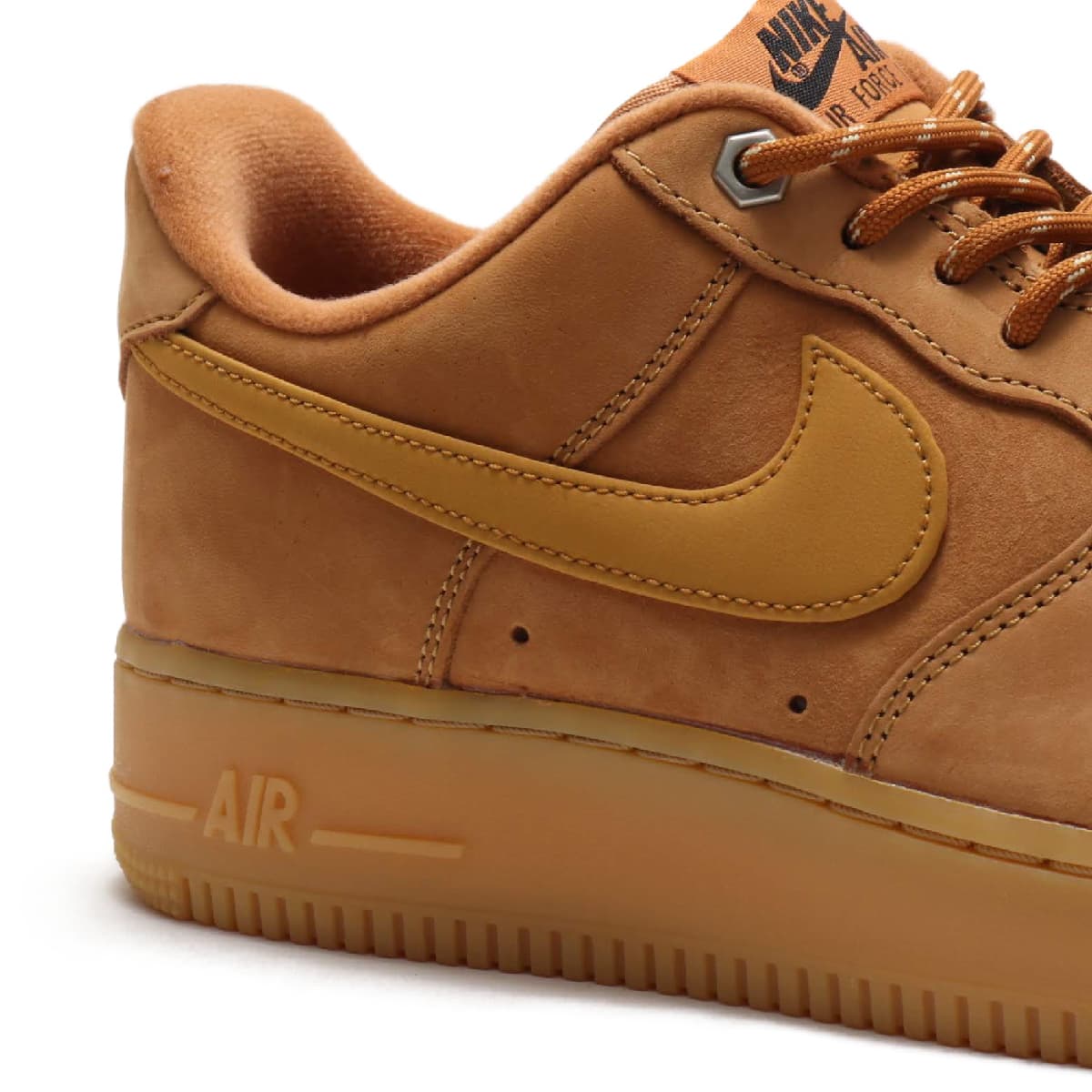 NIKE AIR FORCE 1 '07 WB FLAX/WHEAT-GUM LIGHT BROWN-BLACK（ナイキ