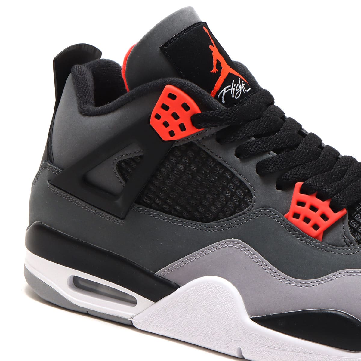 JORDAN BRAND AIR JORDAN 4 RETRO DARK GREY/INFRARED 23-BLACK-CEMENT