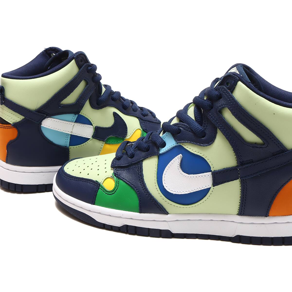 NIKE W DUNK HIGH LX PISTACHIO/MIDNIGHT NAVY 22HO-I（ナイキ