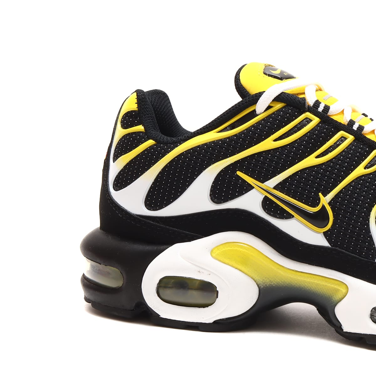 NIKE AIR MAX PLUS BLACK/TOUR YELLOW-WHITE 22HO-I（ナイキ エア