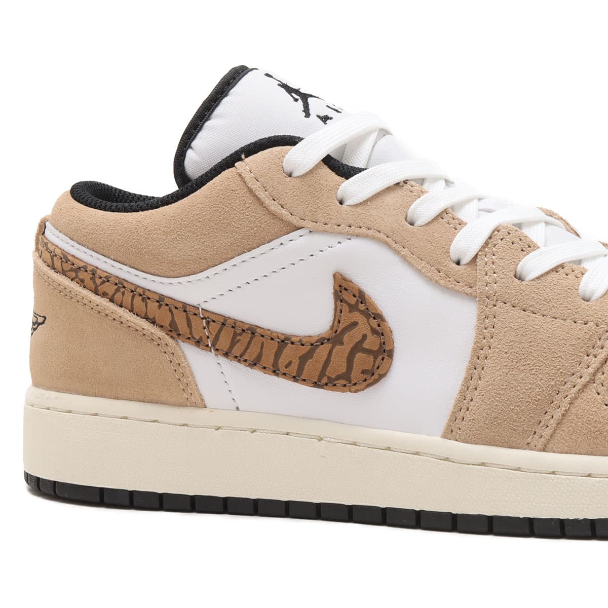 JORDAN BRAND AIR JORDAN 1 LOW SE (GS) HEMP/LT BRITISH TAN-WHITE