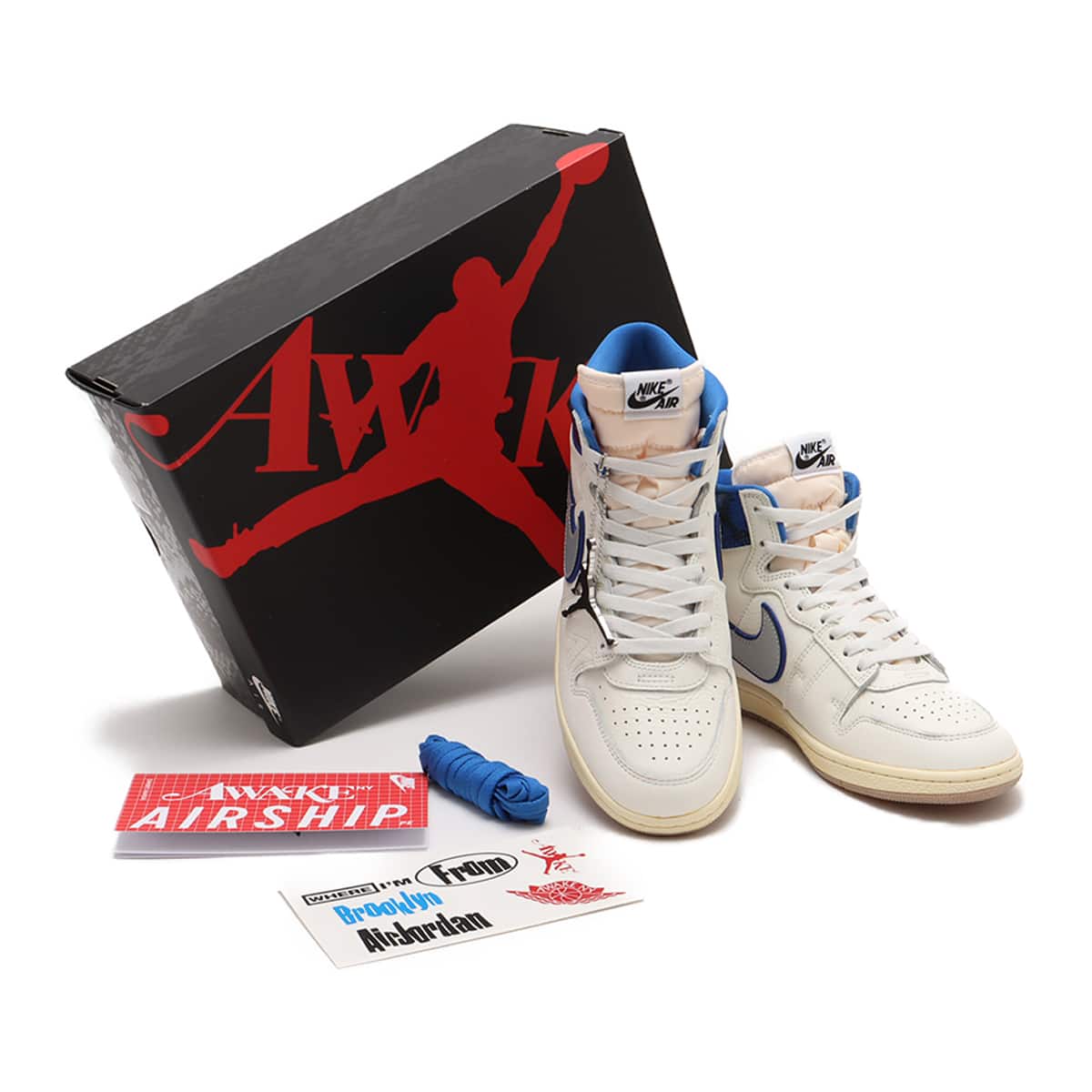 JORDAN BRAND AIR SHIP PE SP SAIL/BLACK-GAME ROYAL-MTLC PLATINUM