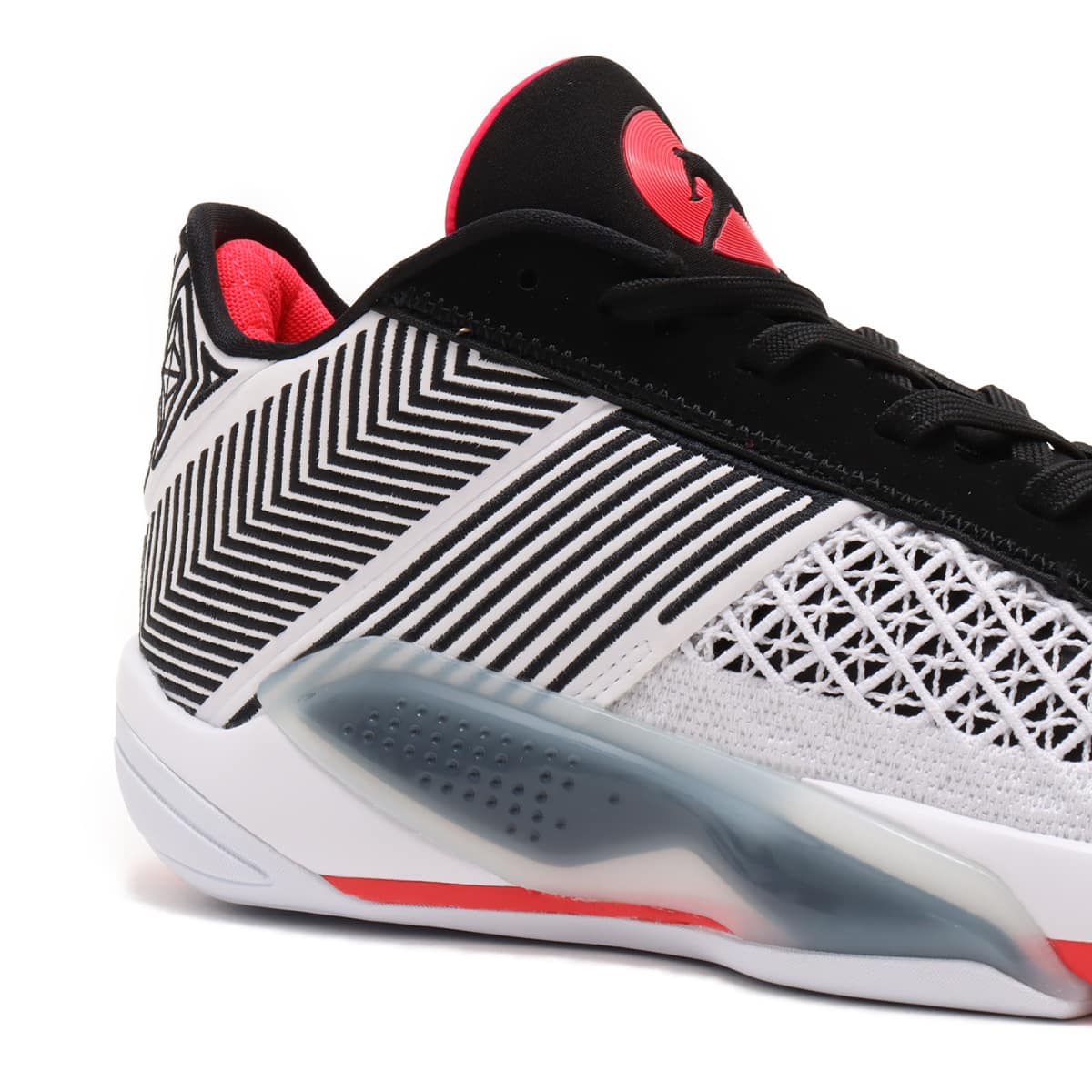 JORDAN BRAND AIR JORDAN XXXVIII LOW PF WHITE/SIREN RED-BLACK