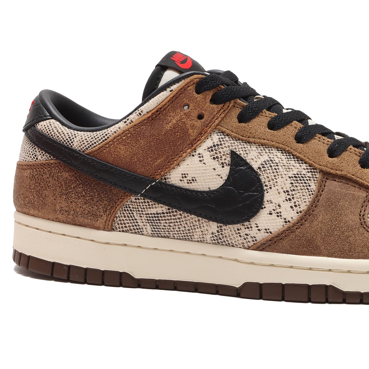 NIKE DUNK LOW PRM NATURAL/BLACK-ALE BROWN-PECAN 23SU-I（ナイキ