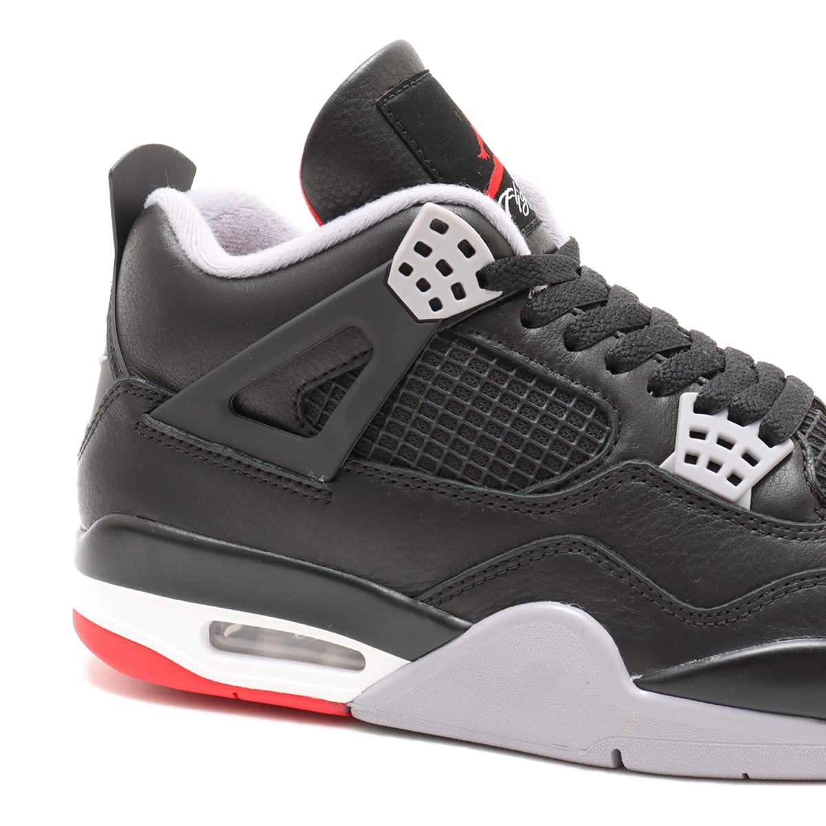 JORDAN BRAND AIR JORDAN 4 RETRO BLACK/FIRE RED-CEMENT GREY-SUMMIT