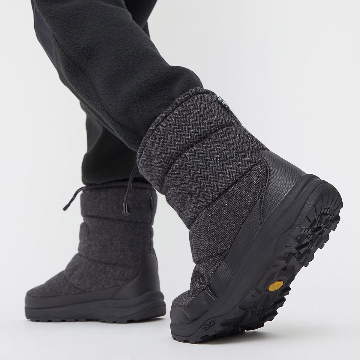 THE NORTH FACE NUPTSE BOOTIE WP VII ウールブラック×TNFブラック