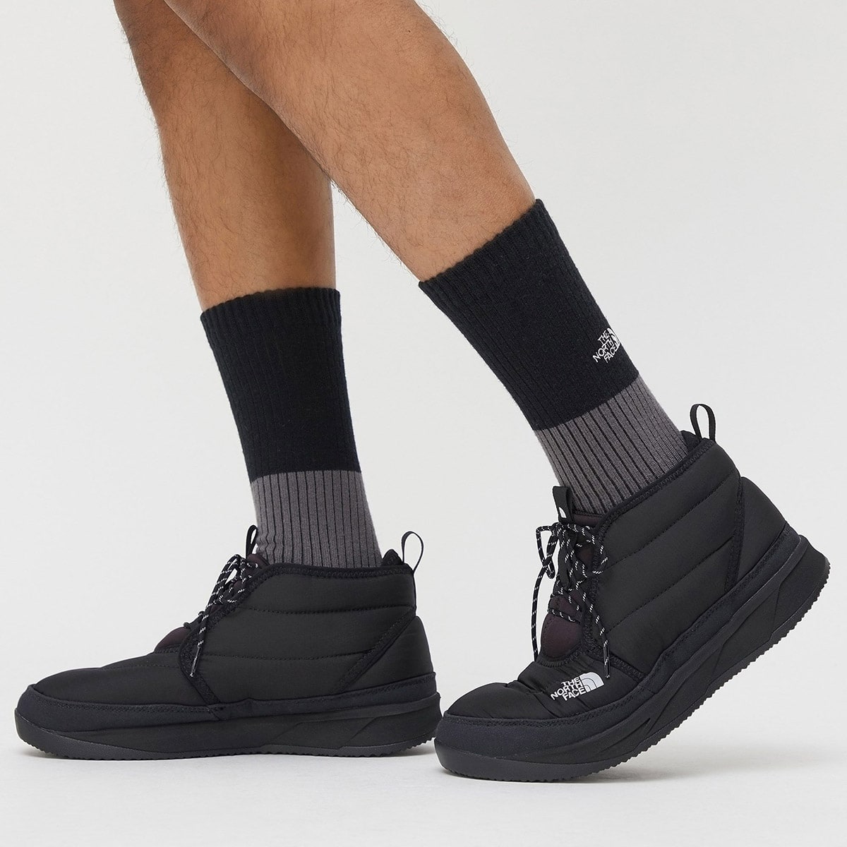 THE NORTH FACE NUPTSE CHUKKA TNFブラック×TNFブラック（ザ・ノース