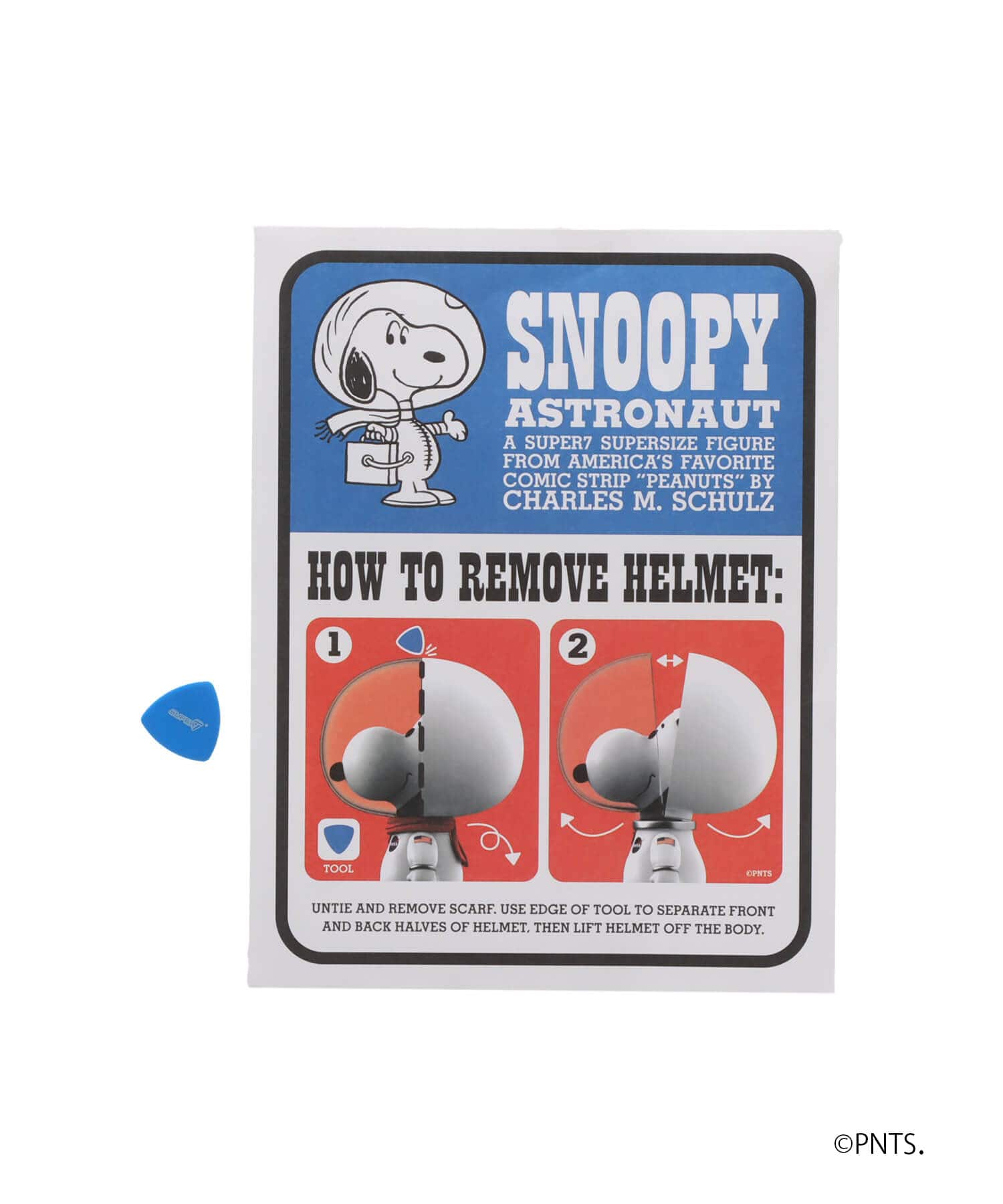 SUPER7 PEANUTS SUPERSIZE VINYL - SNOOPY (SILVER SPACESUIT) SILVER