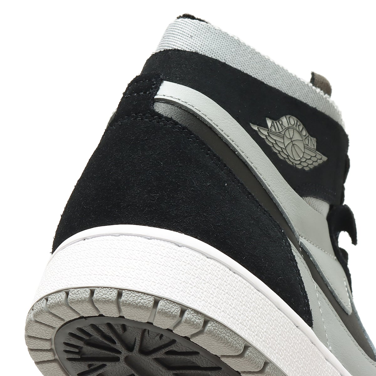 JORDAN BRAND AIR JORDAN 1 ZOOM AIR CMFT BLACK/WHITE-LT SMOKE GREY