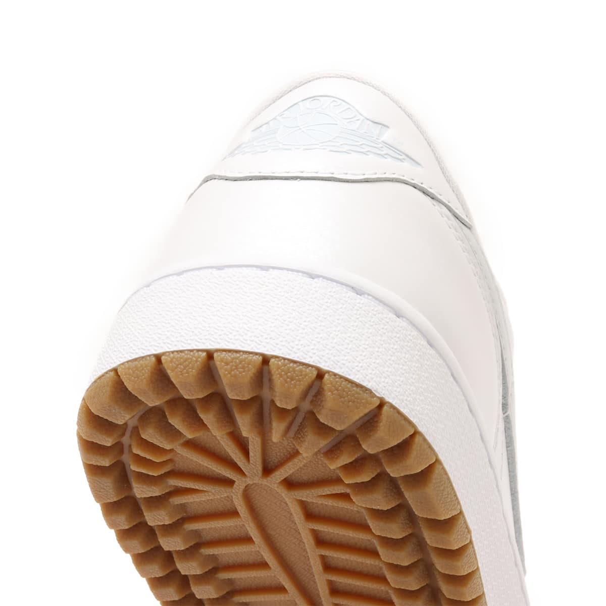 JORDAN BRAND AIR JORDAN 1 LOW G WHITE/PURE PLATINUM-GUM MED BROWN