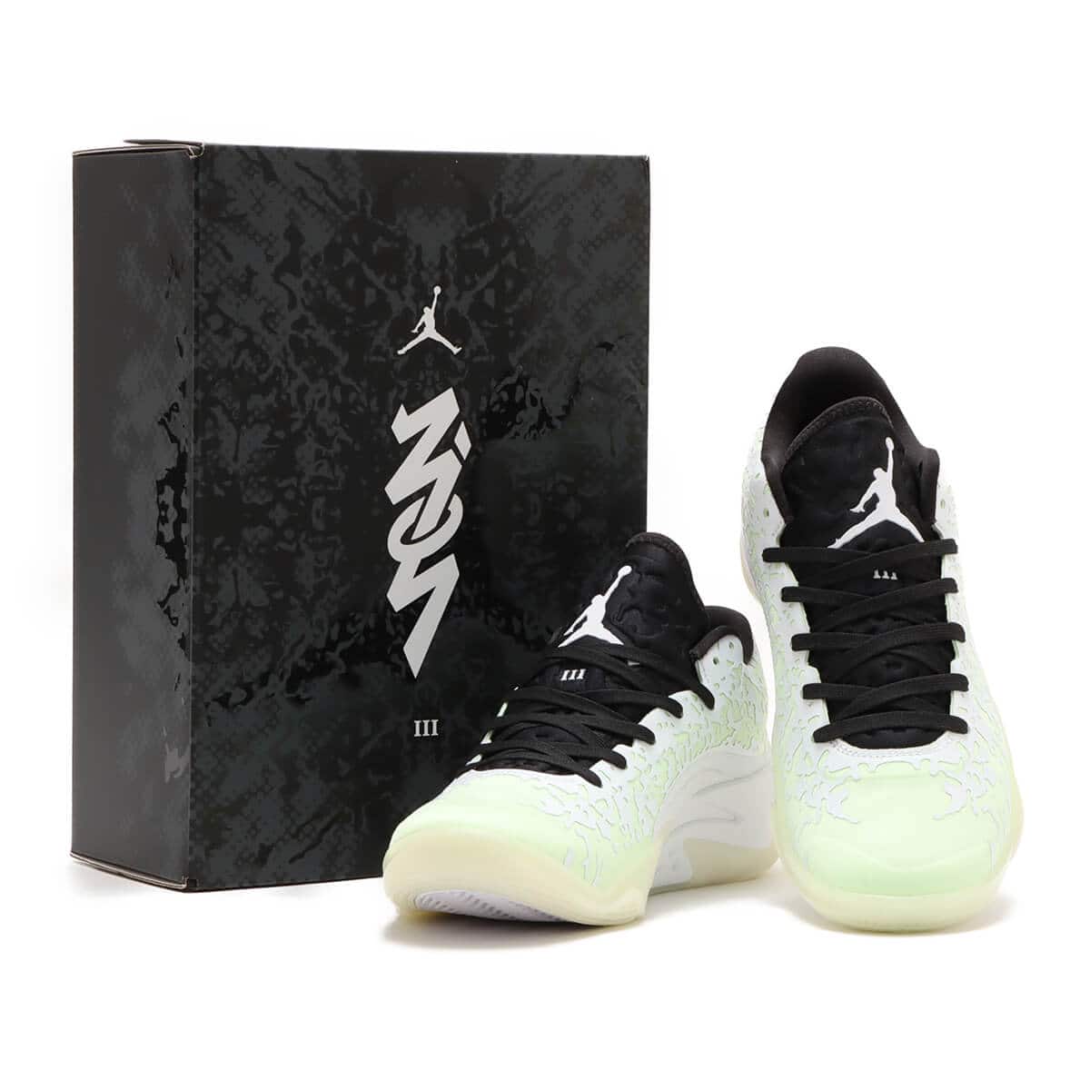 JORDAN BRAND JORDAN ZION 3 PF WHITE/WHITE-BLACK-BARELY VOLT