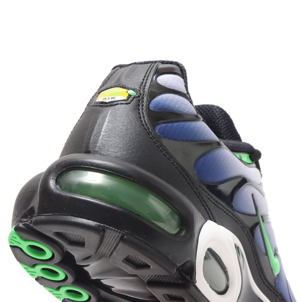 NIKE AIR MAX PLUS BLACK/SCREAM GREEN-WHITE-DEEP ROYAL 23SU-I