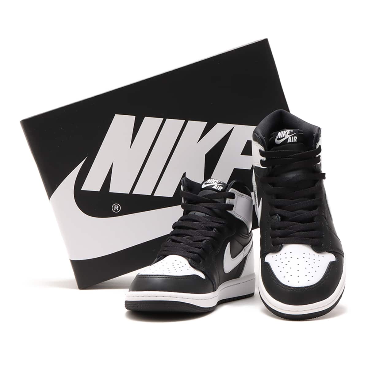 JORDAN BRAND AIR JORDAN 1 RETRO HIGH OG BLACK/WHITE-WHITE