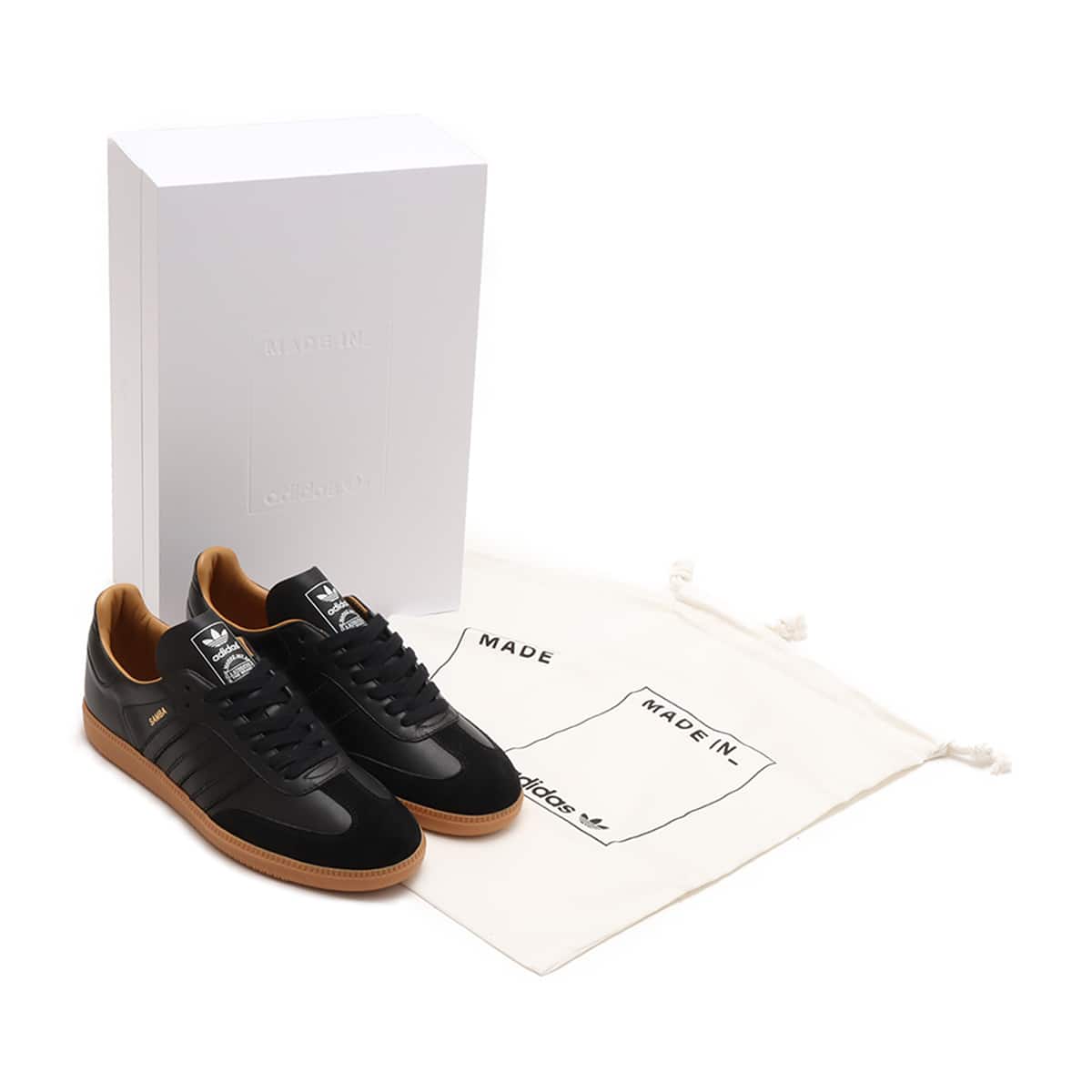 adidas SAMBA OG MiI CBLACK/CWHITE/GUM10（アディダス サンバ