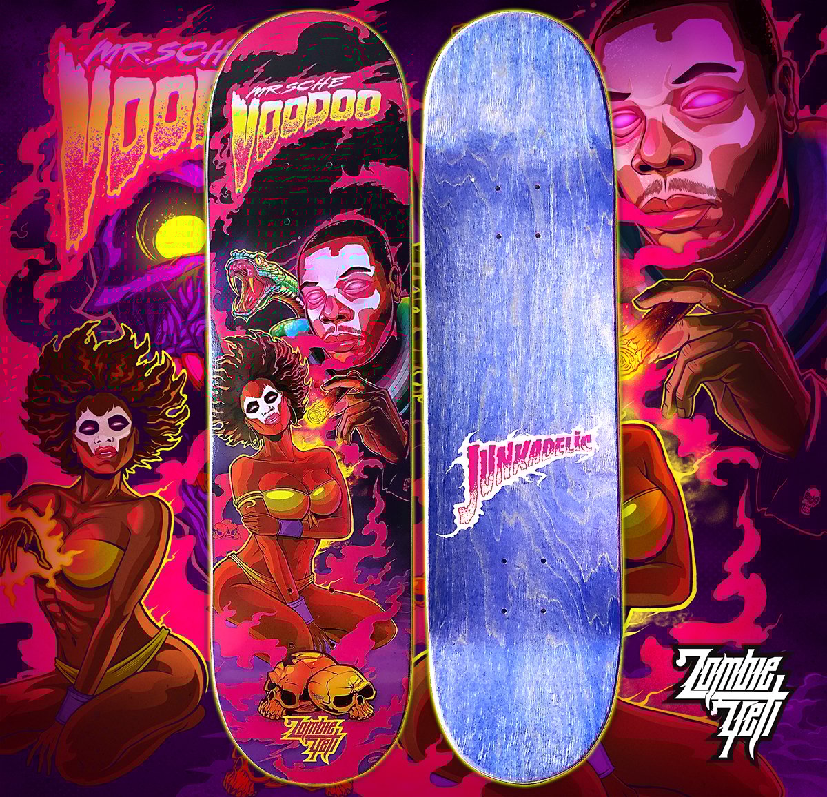 ZOMBIE YETI X MR. SCHE - VOODOO DECK 8.0 / Zombie Yeti