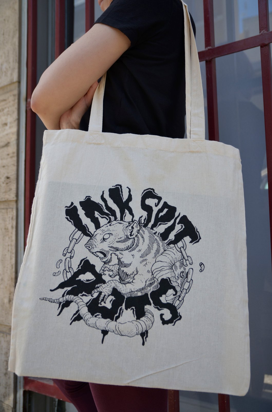 InkSpit Rats Logo Tote bags | Inkspit Rats