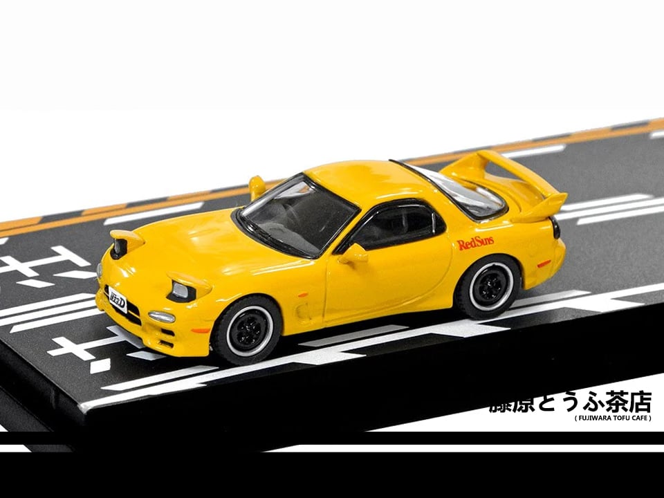 1:64 Toyota AE86 Levin Hatch & Mazda RX7 FD3S Diecast Model Car