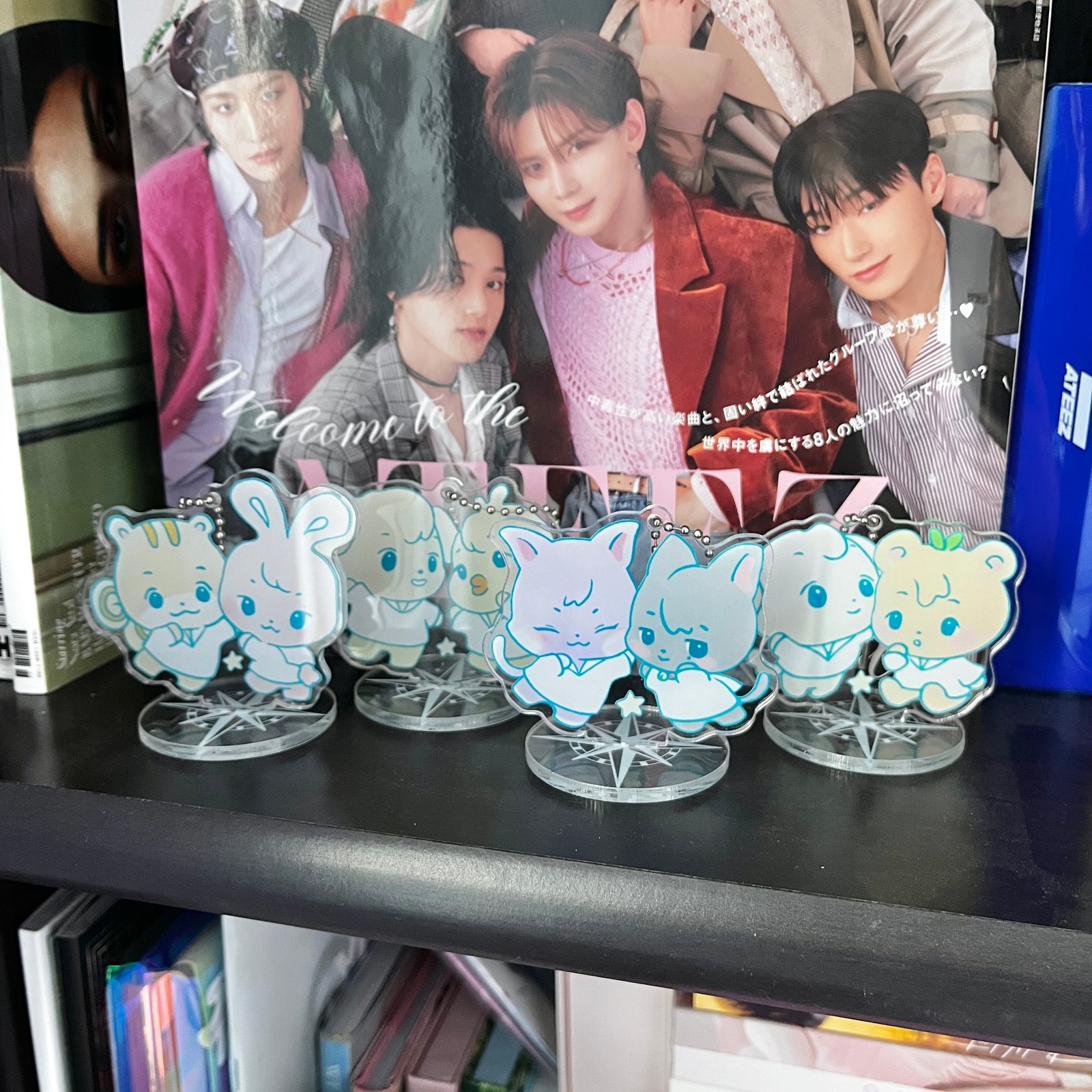 ATEEZ Aniteez Acrylic Standee Charms | Studio Velvet KT