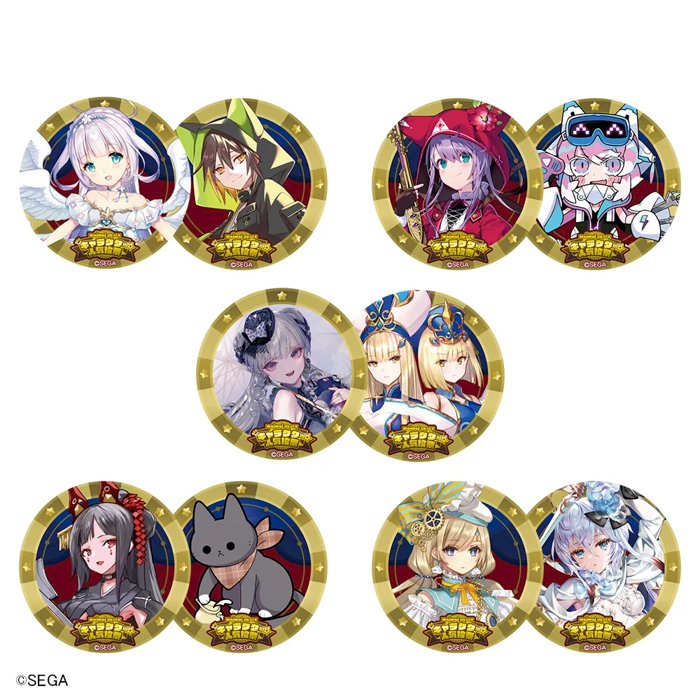 maimai でらっくす キャラクター人気投票 缶バッジセット ちほー