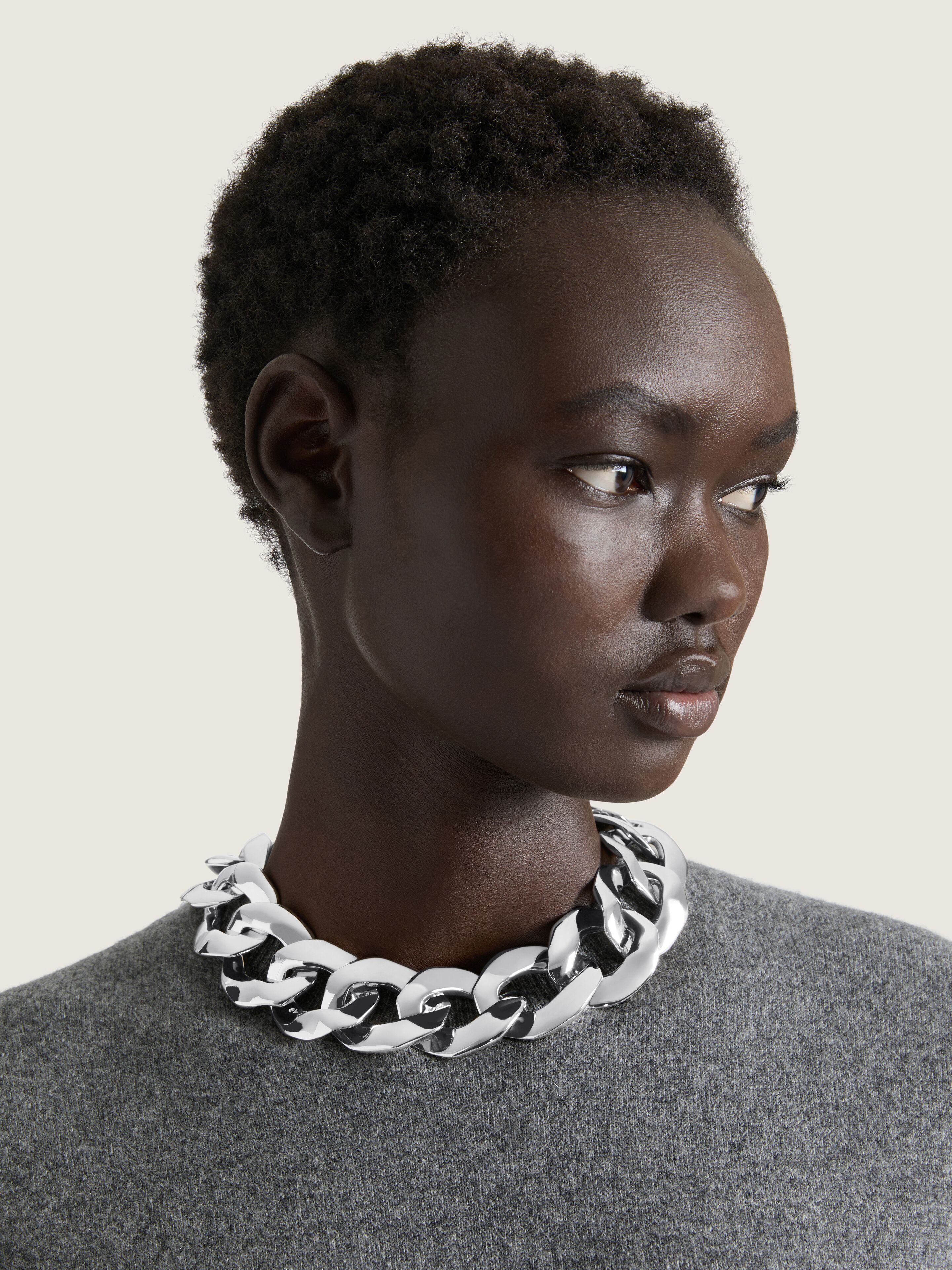 チェーン ネックレス - シルバー BF00RVF003-040 - ハイブランド