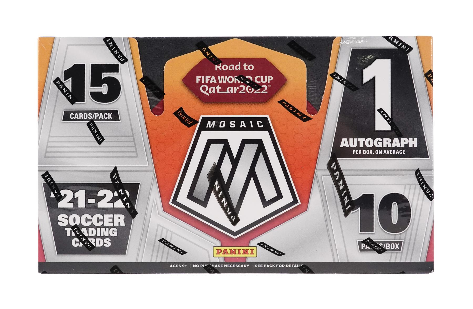 2021/22 Panini Mosaic Road to FIFA World Cup Soccer Hobby Box | DA