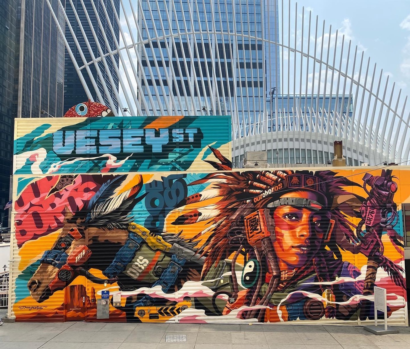 世界的アーティストDRAGON76の巨大壁面アート が福岡に登場 ― 制作の