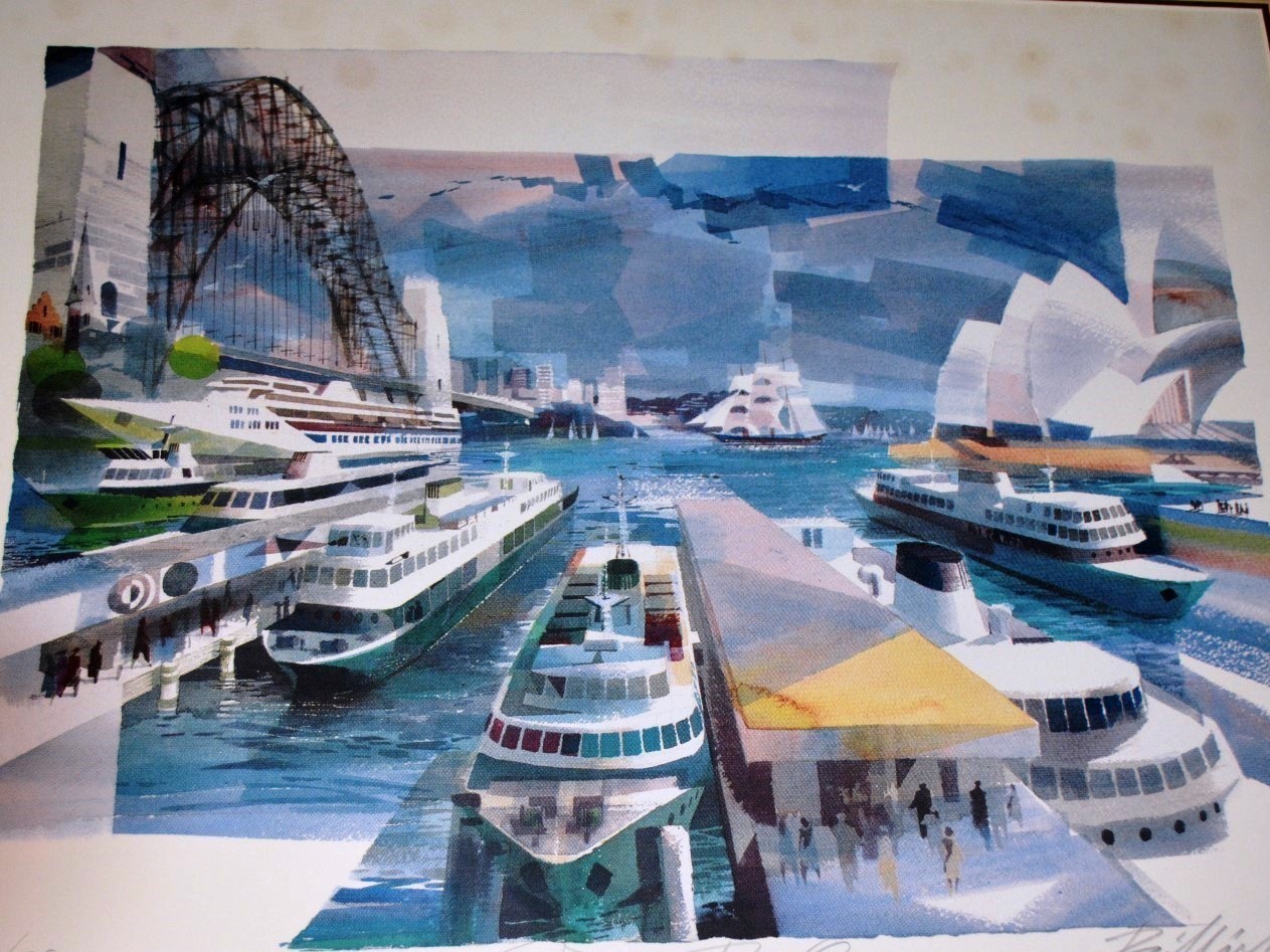 Charles Billich - hand signed lim/ed print - Bargain Hunt Auctions