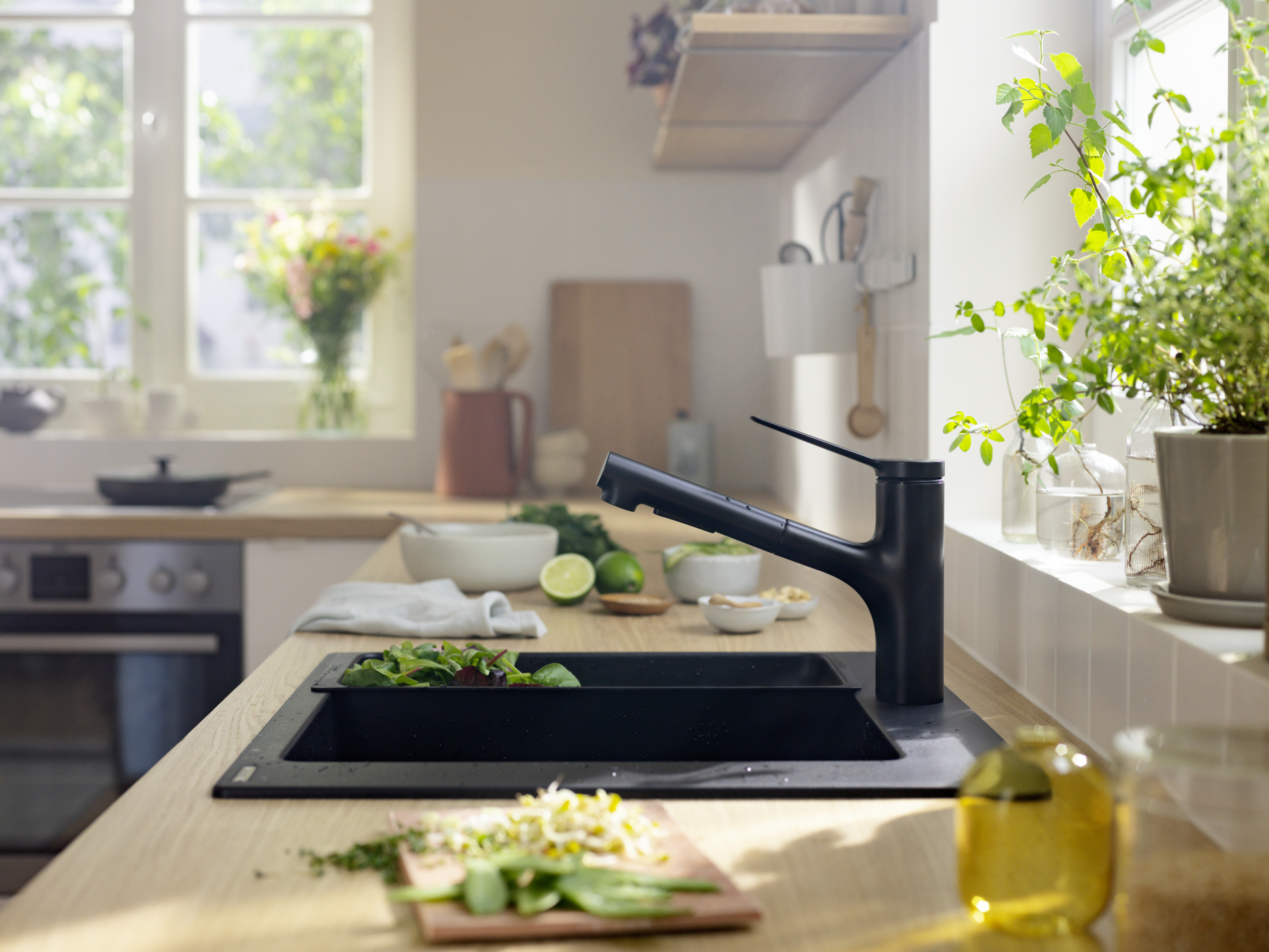 ハンスグローエ キッチン水栓: Zesis M33, シングルレバーキッチン混合