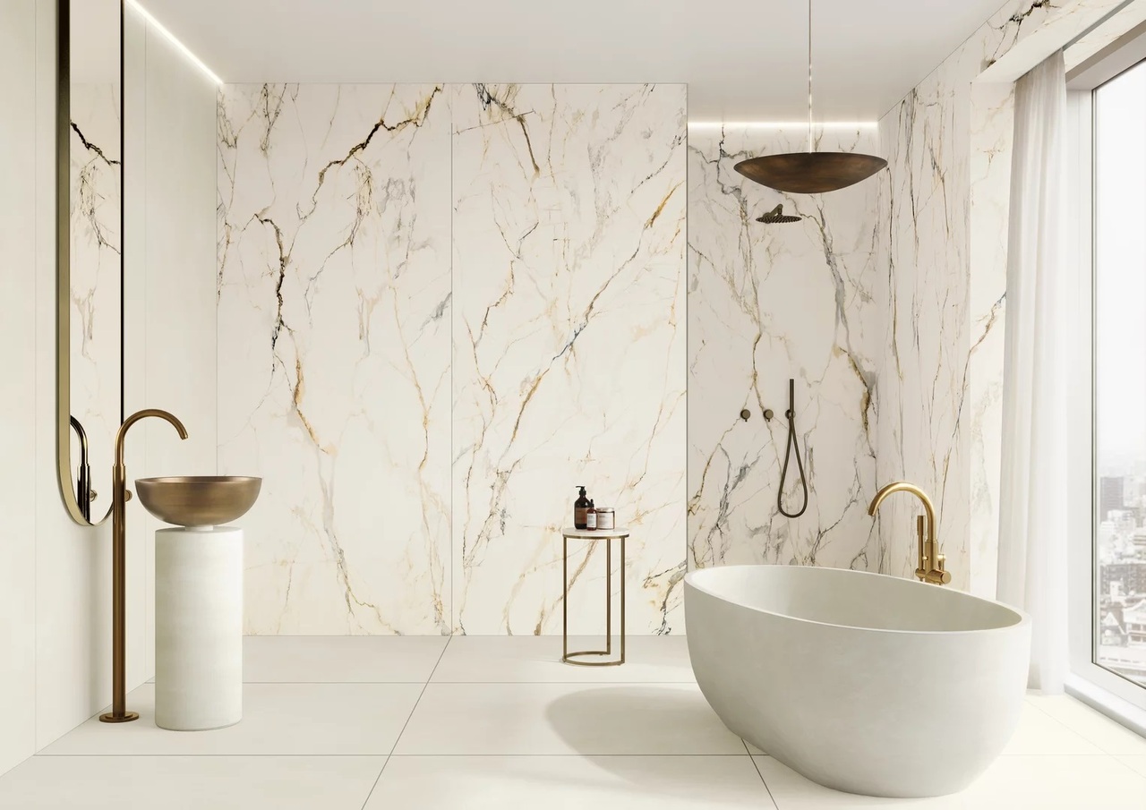 Плитка керамогранітна Passion White SZKL RECT MAT 598x1198 Paradyz