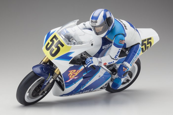 LiveRC - Kyosho's new 1991 Honda NSR500 and 1992 Suzuki RGV-Γ