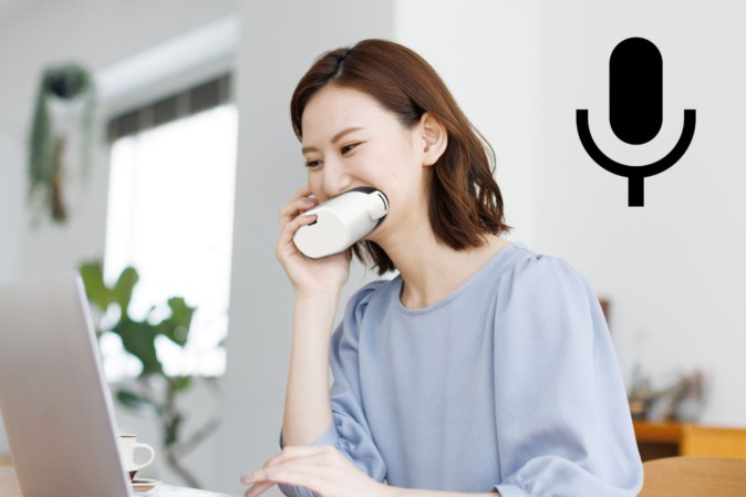 VR体験中も声が周囲にもれない！ 防音Bluetoothマイク「mutalk」予約