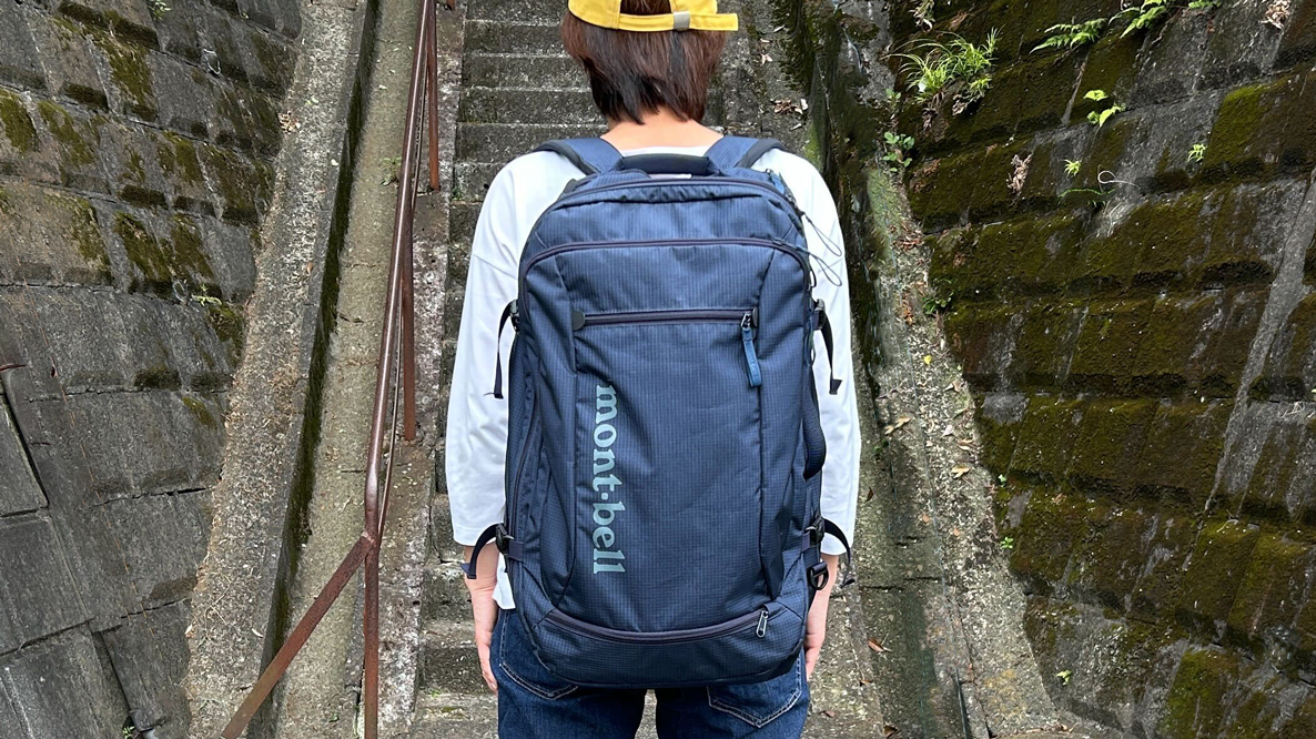 モンベルの「トライパック45」が優秀。軽くて、たっぷり入って