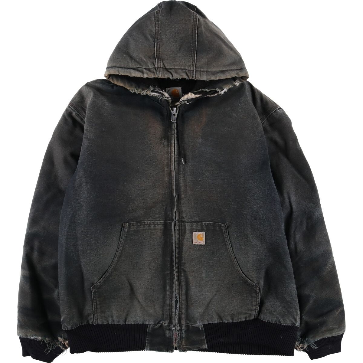 古着 カーハート Carhartt アクティブジャケット ダックフルジップ