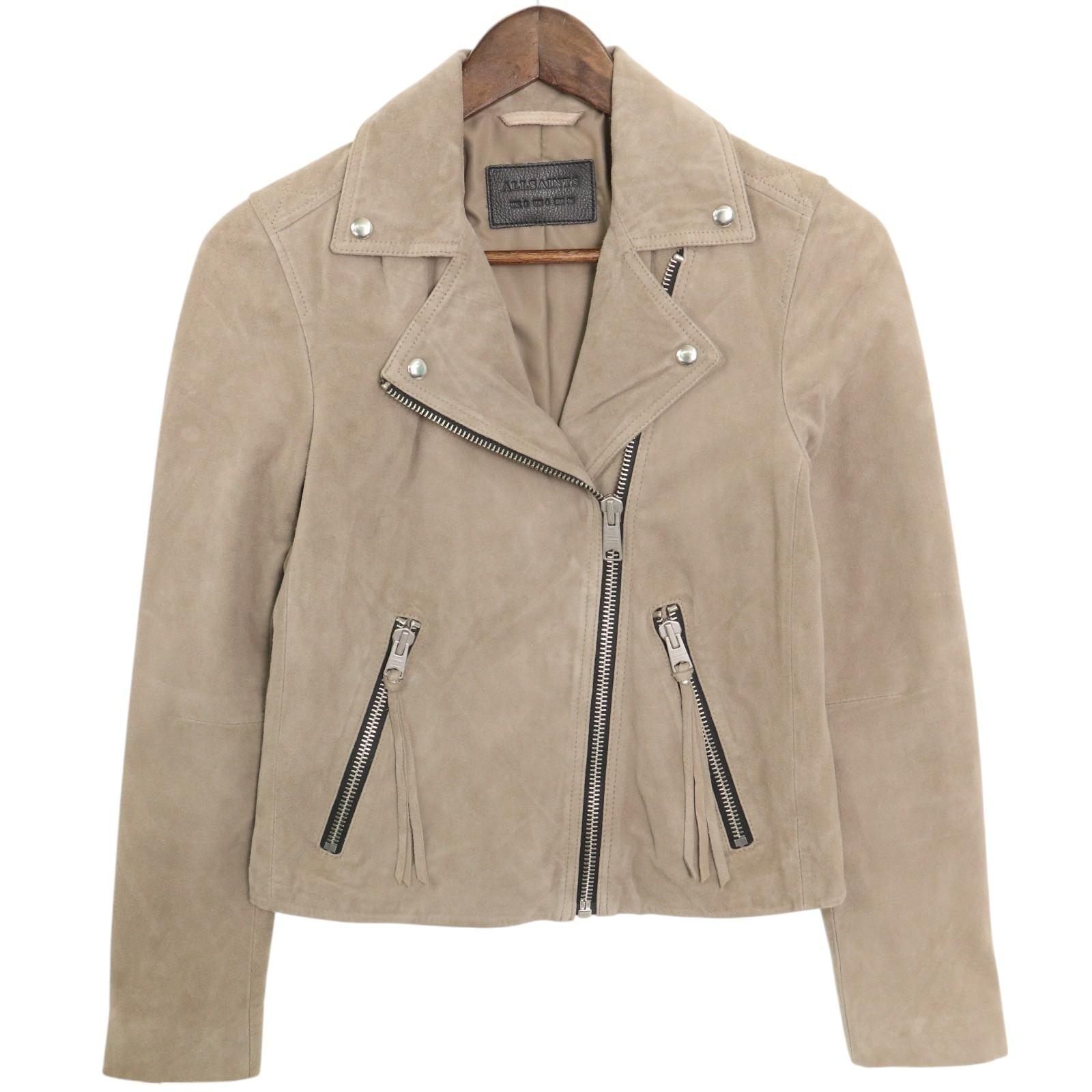 ALLSAINTS オールセインツ スエードライダースジャケット＊ - メルカリ
