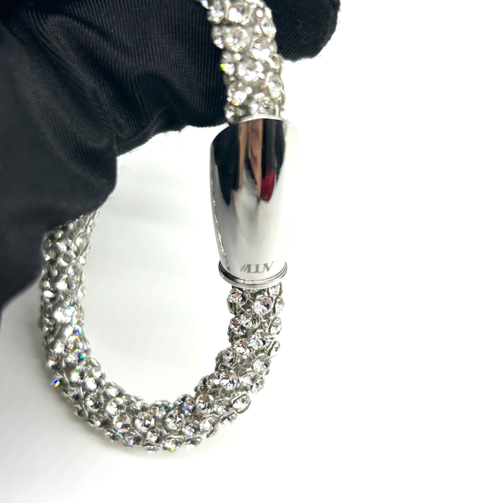 極美品】GACKT愛用 VARTIX バティックス ＃LUV 7mm クリア ネックレス