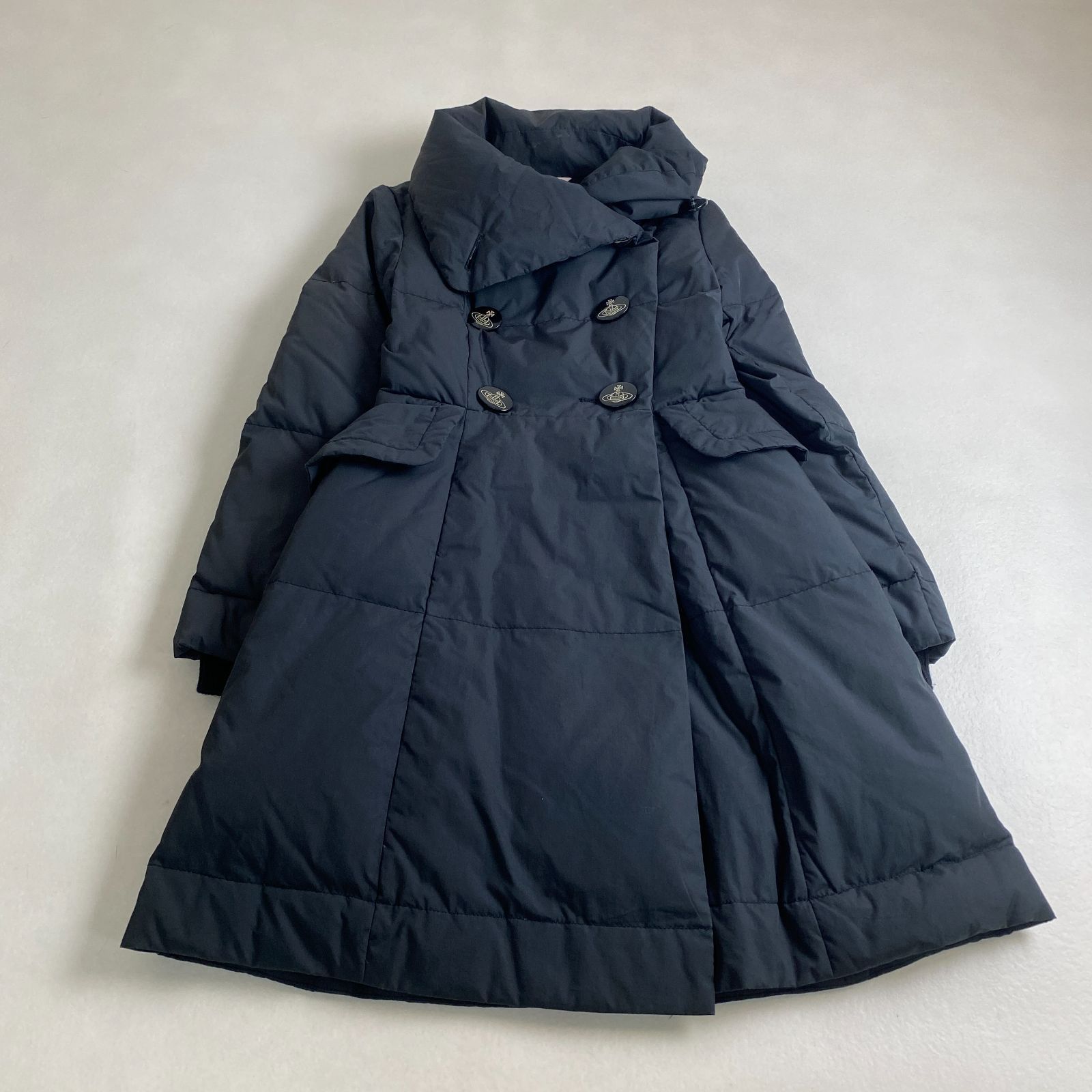 ヴィヴィアンウエストウッドレッドレーベル ダウンコート オーヴボタン