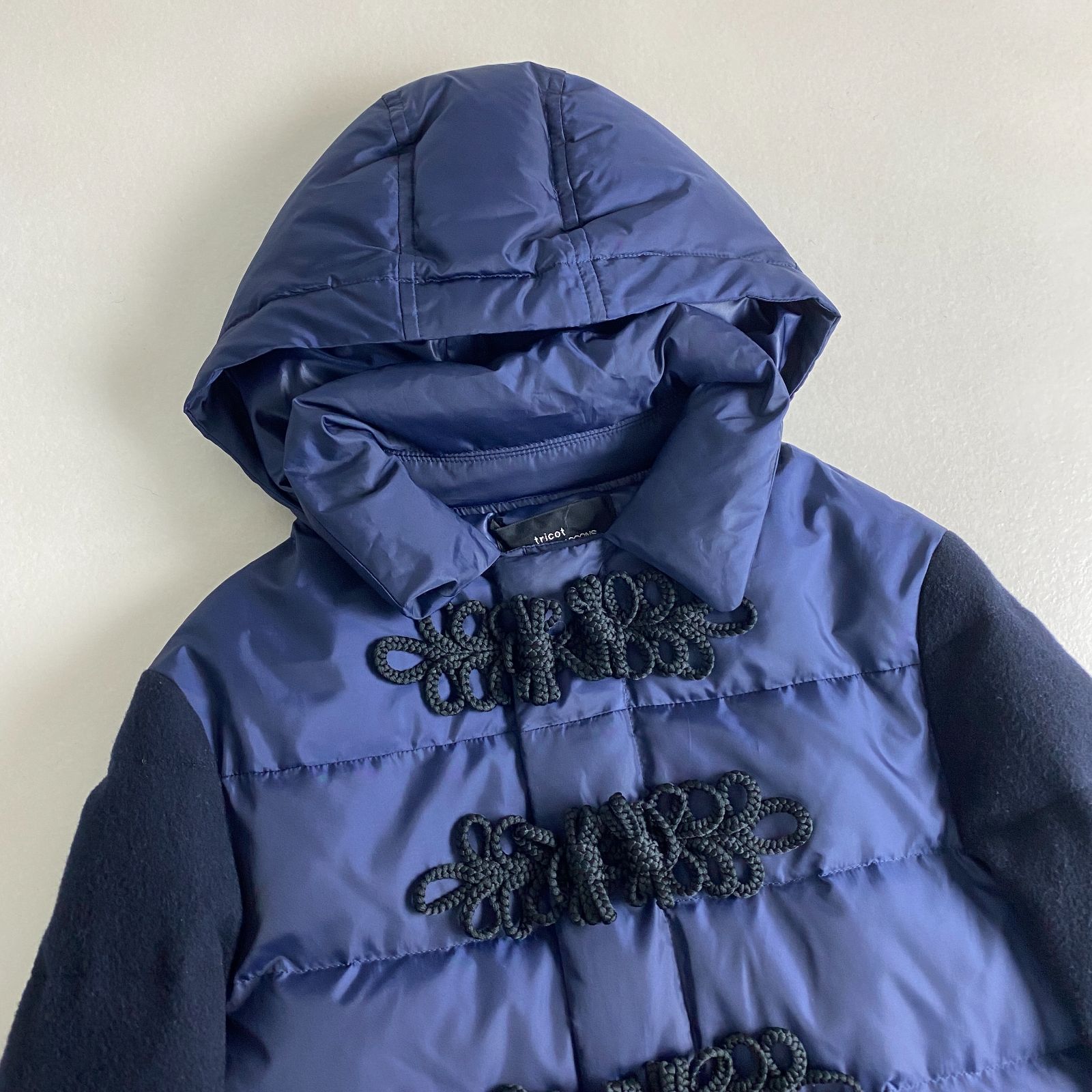 tricot COMME des GARCONS ダウンジャケット チャイナボタン