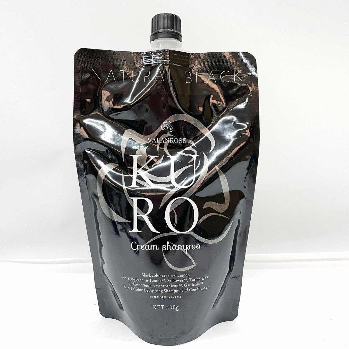 KURO KURO クリームシャンプー Natural Black 400g Cream Shampoo 3個