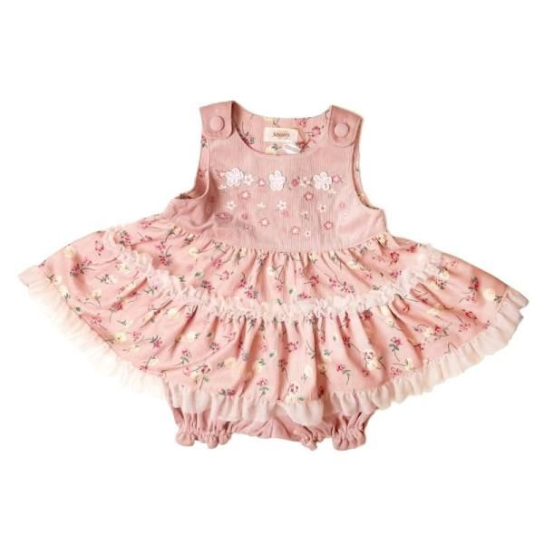 ミルキースーツ Souris スーリー フラワープリント 細コール 684 80