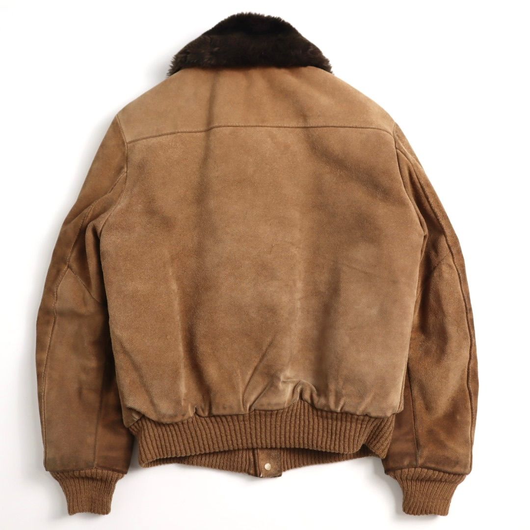 60s 70s William Barry USA製 スウェード TYPE G1 レザージャケット