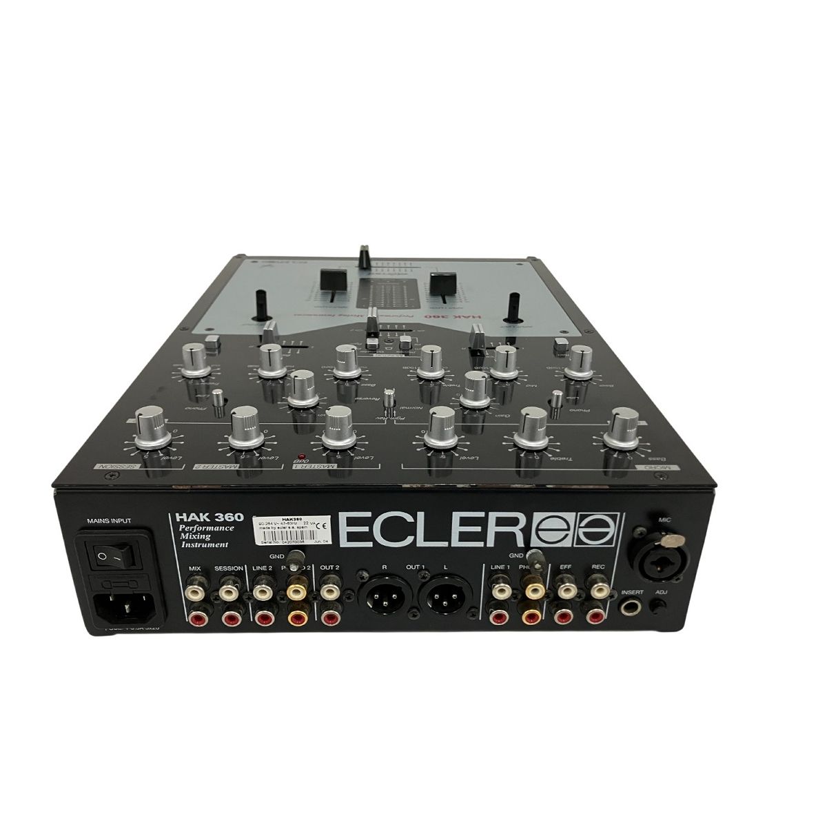 希少 バトルDJミキサー ECLER HAK 360 SH-EX1200 希少バトルDJミキサー