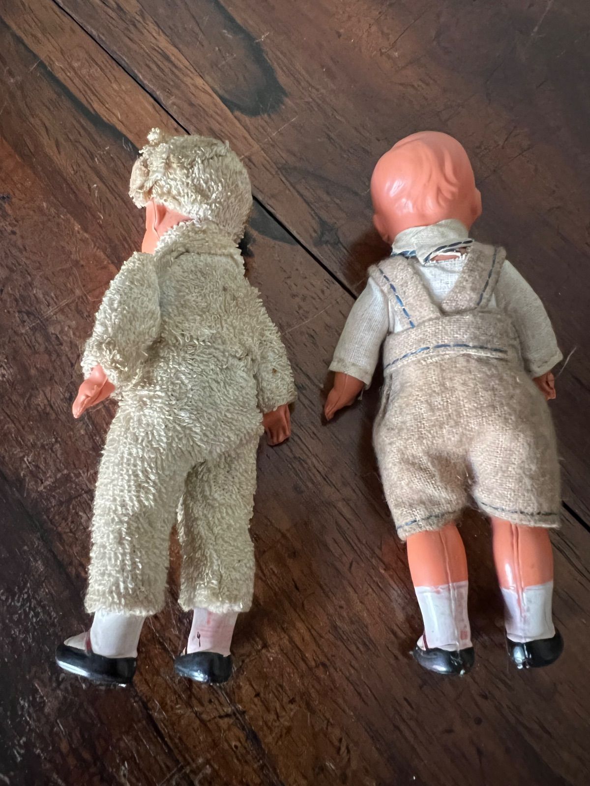 昭和レトロ セルロイド人形 4体 - メルカリ