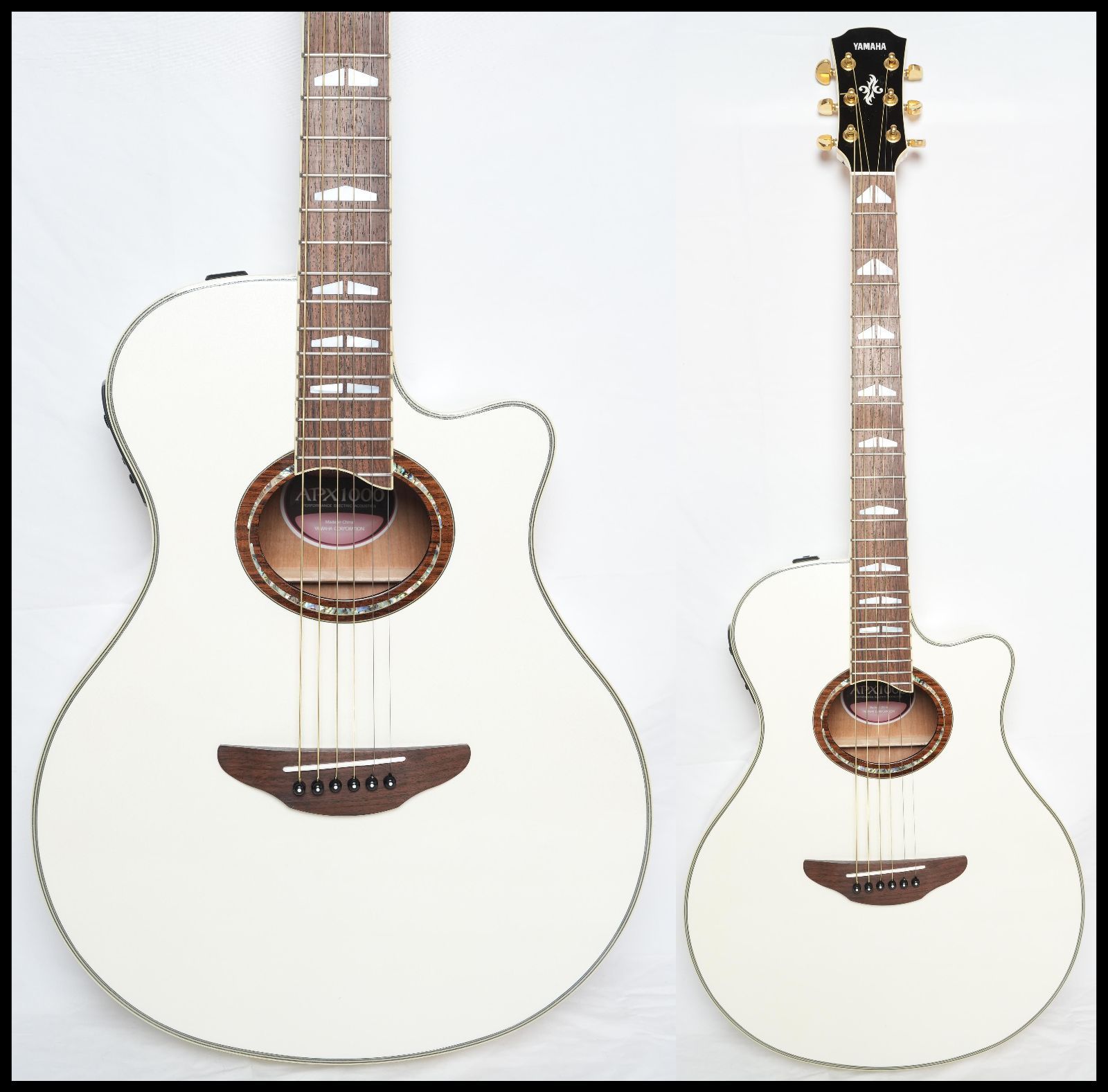 ☆YAMAHA☆APX1000 PW Pearl White エレアコ 美品 SRTシステム搭載