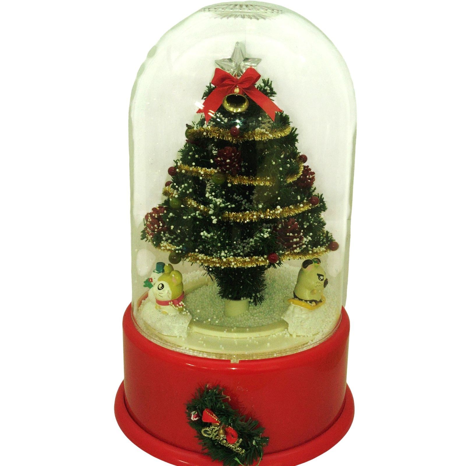 X 11272 スノードーム とっとこハム太郎 雪ふるツリー クリスマス