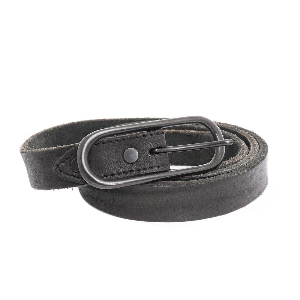 ISAMU KATAYAMA BACKLASH ダブルショルダーレザーナローベルト