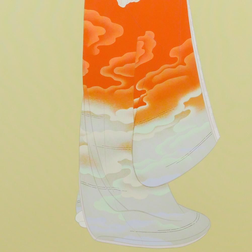 上村松園【序の舞】シルクスクリーン 限定300 上村松園【序の舞