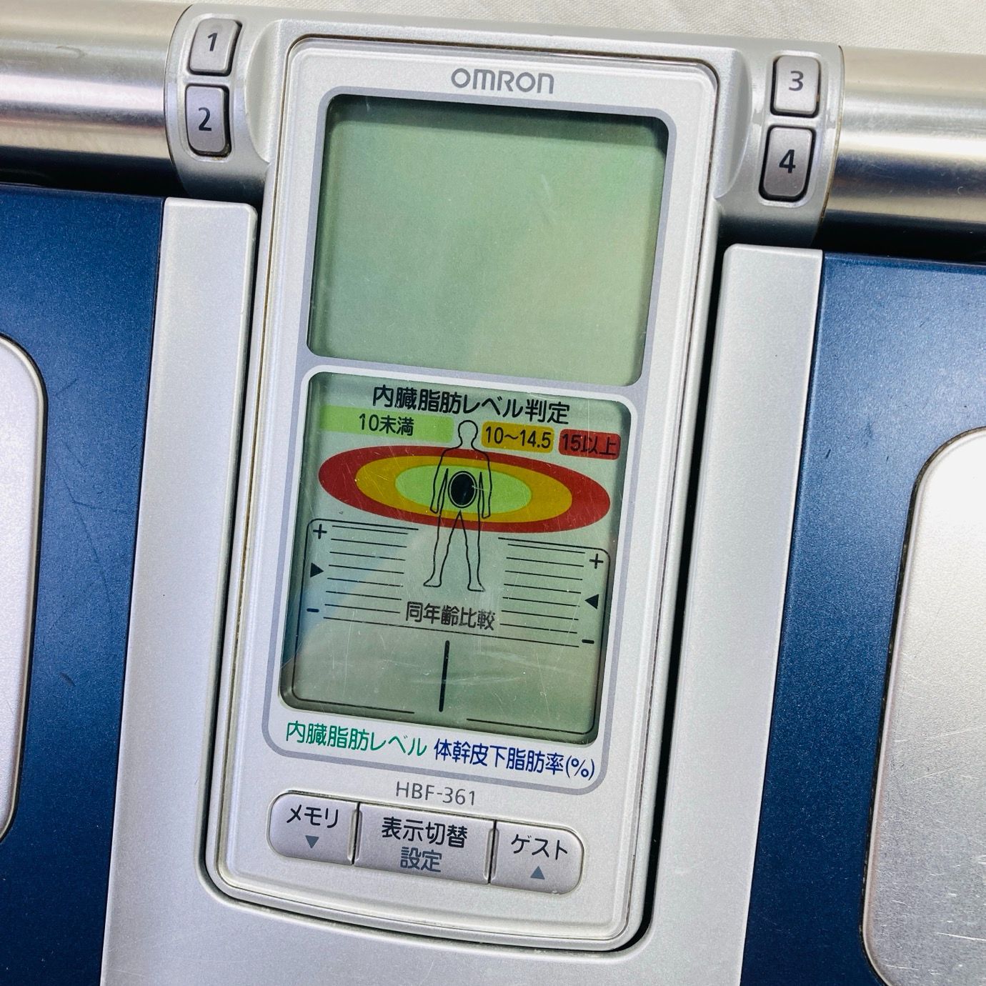 OMRON オムロン 体重体組成計 カラダスキャン HBF-361 体重計 動作品