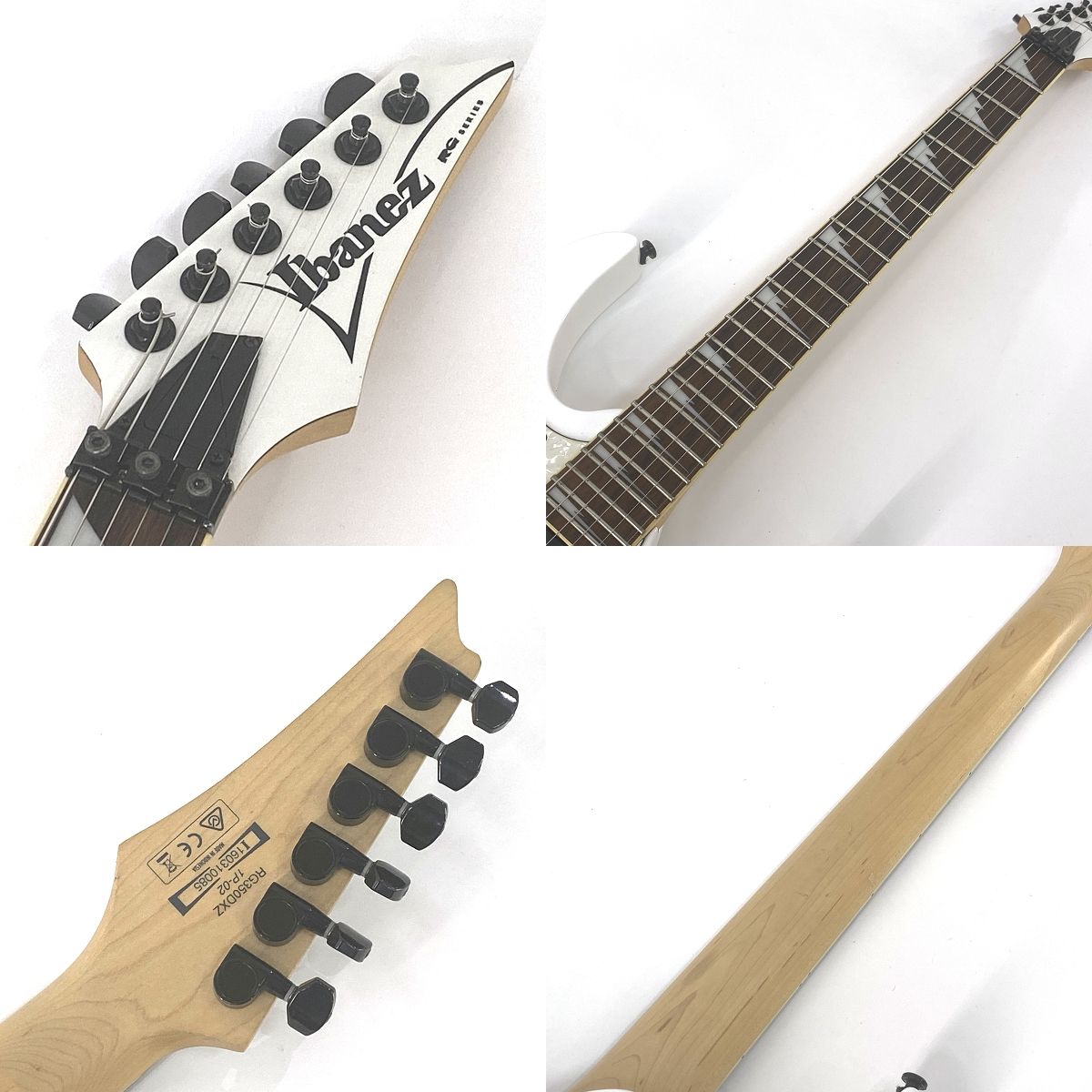 Ibanez アイバニーズ RG350DXZ ホワイト エレキギター ※中古 - メルカリ